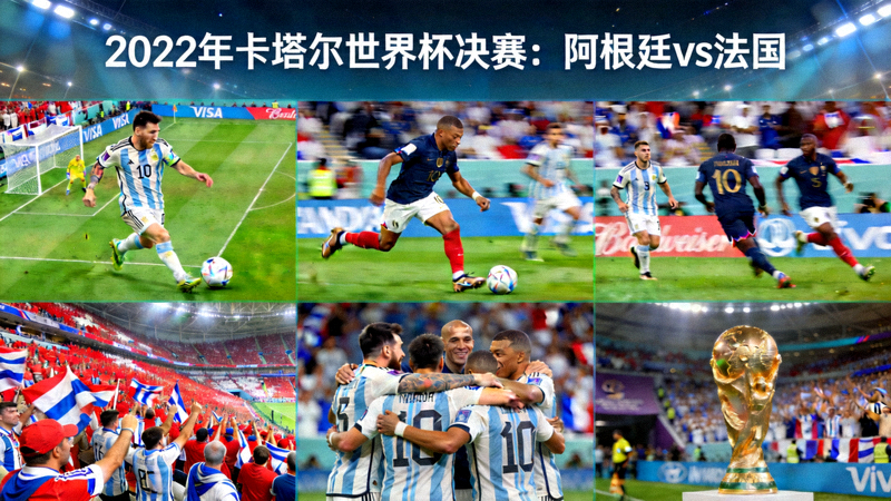 2022年卡塔尔世界杯决赛阿根廷对阵法国精彩集锦画面
